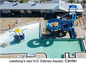Aquatic Center aerial photo
